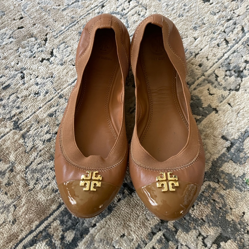 Tory Burch Patent Leather Ballet Flats